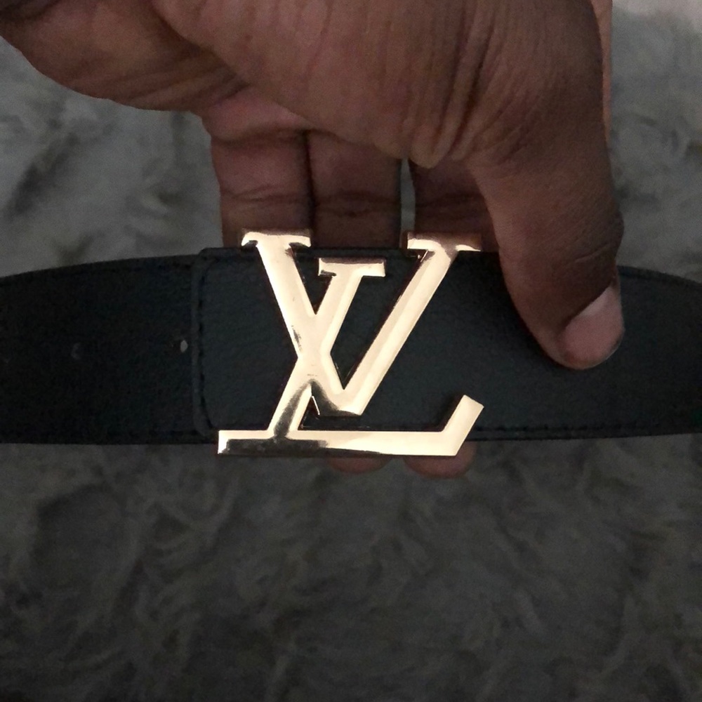 Black Louis Vuitton Belt - Accepting Offers!